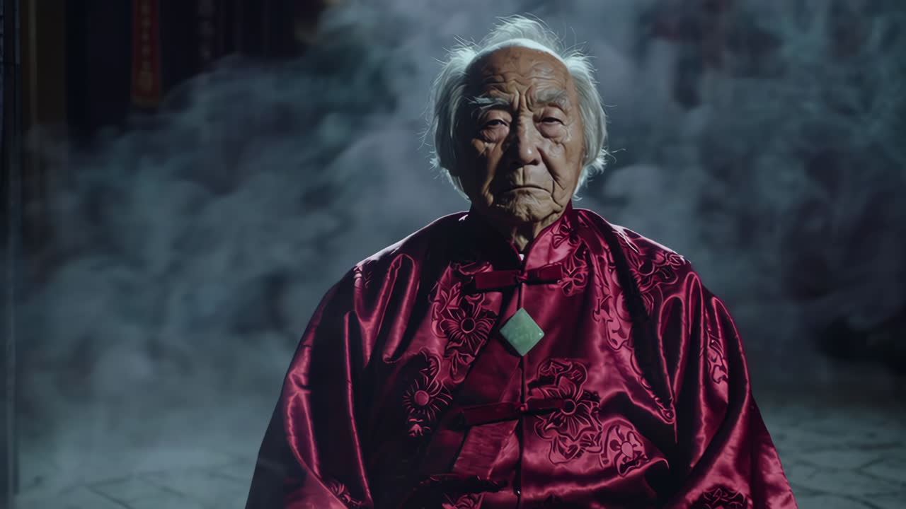 Portrait of an Elderly Chinese Man