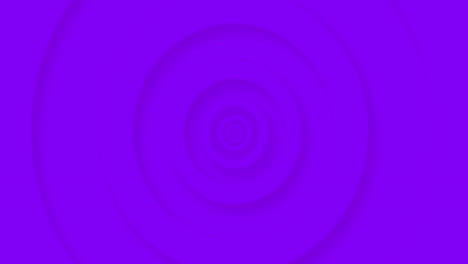 animation of purple concentric circles pulsating on seamless loop
