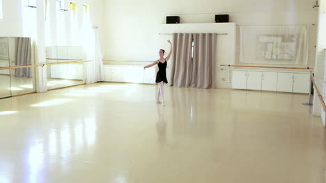 Ballerina-is-dancing-