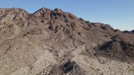 Aerial-View-of-La-Quinta-Cove-in-the-Coachella-Valley-at-Midday-with-Hiking-Trails-Below