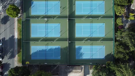 Aerial-View-in-San-Mateo-California-Tennis-Court