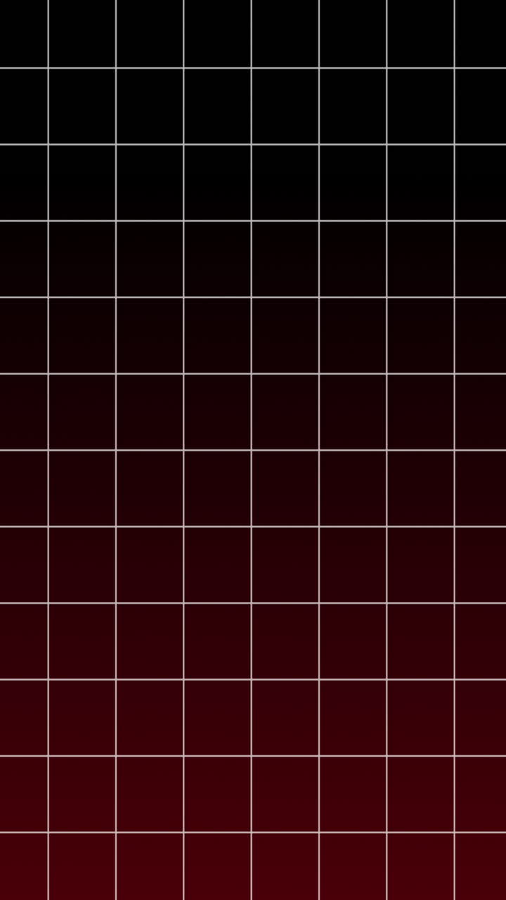 White Grid Lines on Black to Red Gradient Background