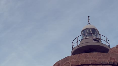 time-lapse of faro de camarinal, time-tested 16th-century lighthouse constructed on a beacon tower with a spiral staircase and views