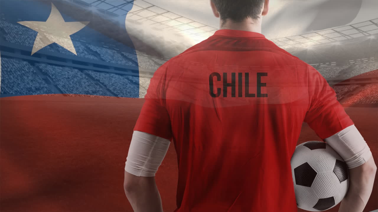 video de la bandera de chile