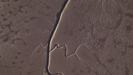 Aerial-view-of-patters-on-the-ground-due-to-Erosion