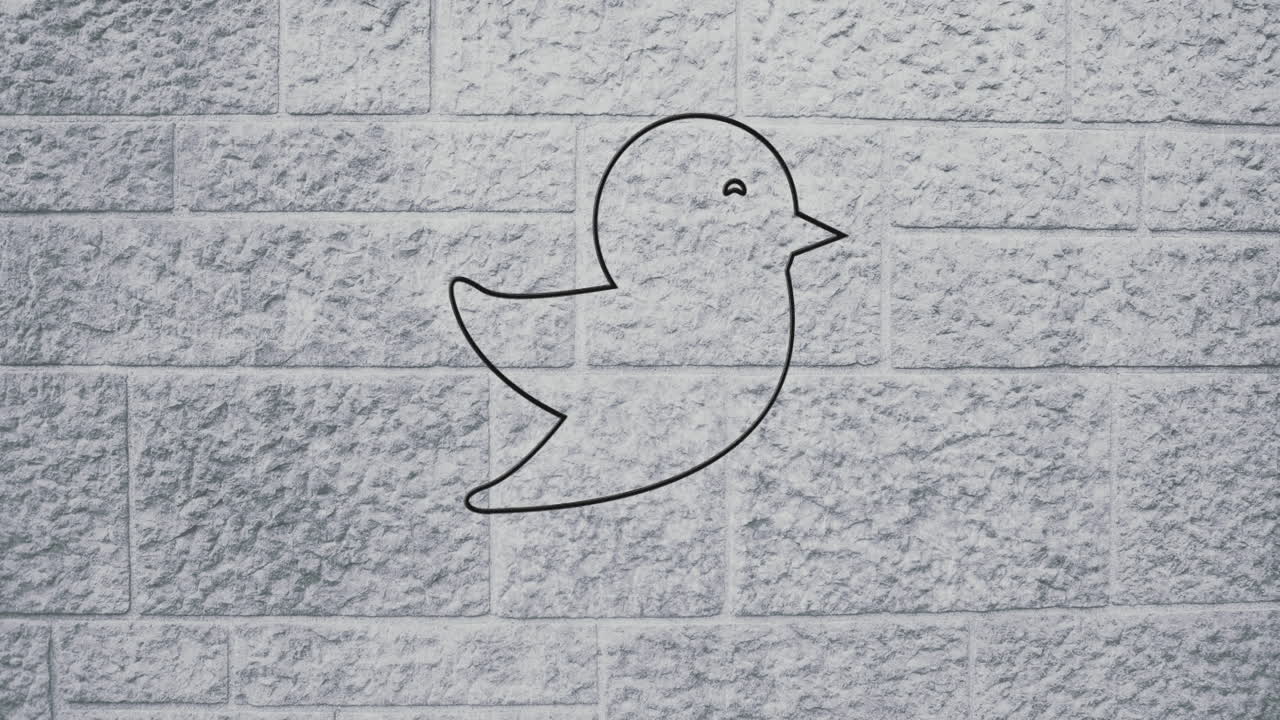 벽돌 벽 4k에 네온 표지판을 내려 놓습니다.