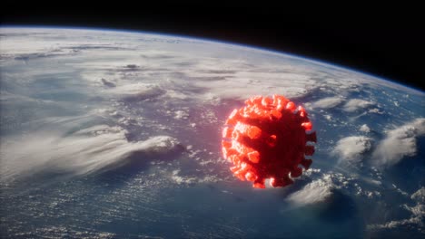 Coronavirus-COVID-19-on-the-Earth-orbit