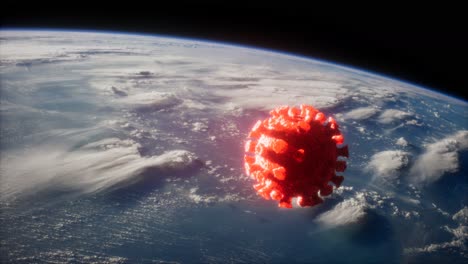 coronavirus covid-19 en la órbita de la tierra