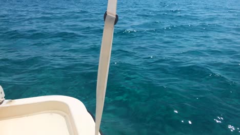 crucero en barco de paletas en el mar