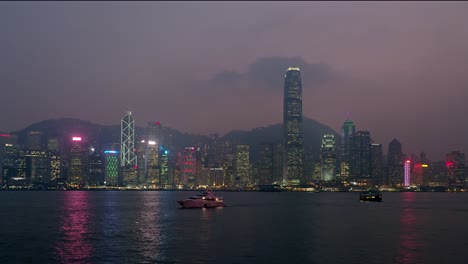 Isla-De-Hong-Kong-Al-Anochecer