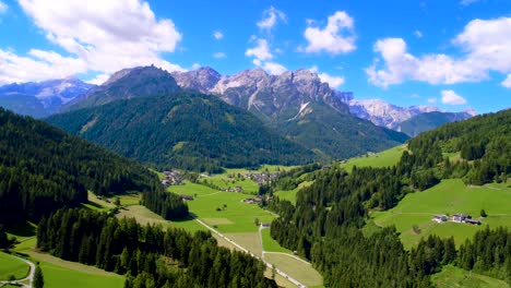 scenic view of the beautiful landscape in the alps