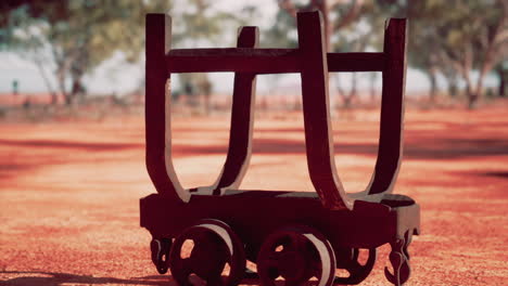 old-rusted-Mining-cart-in-desert