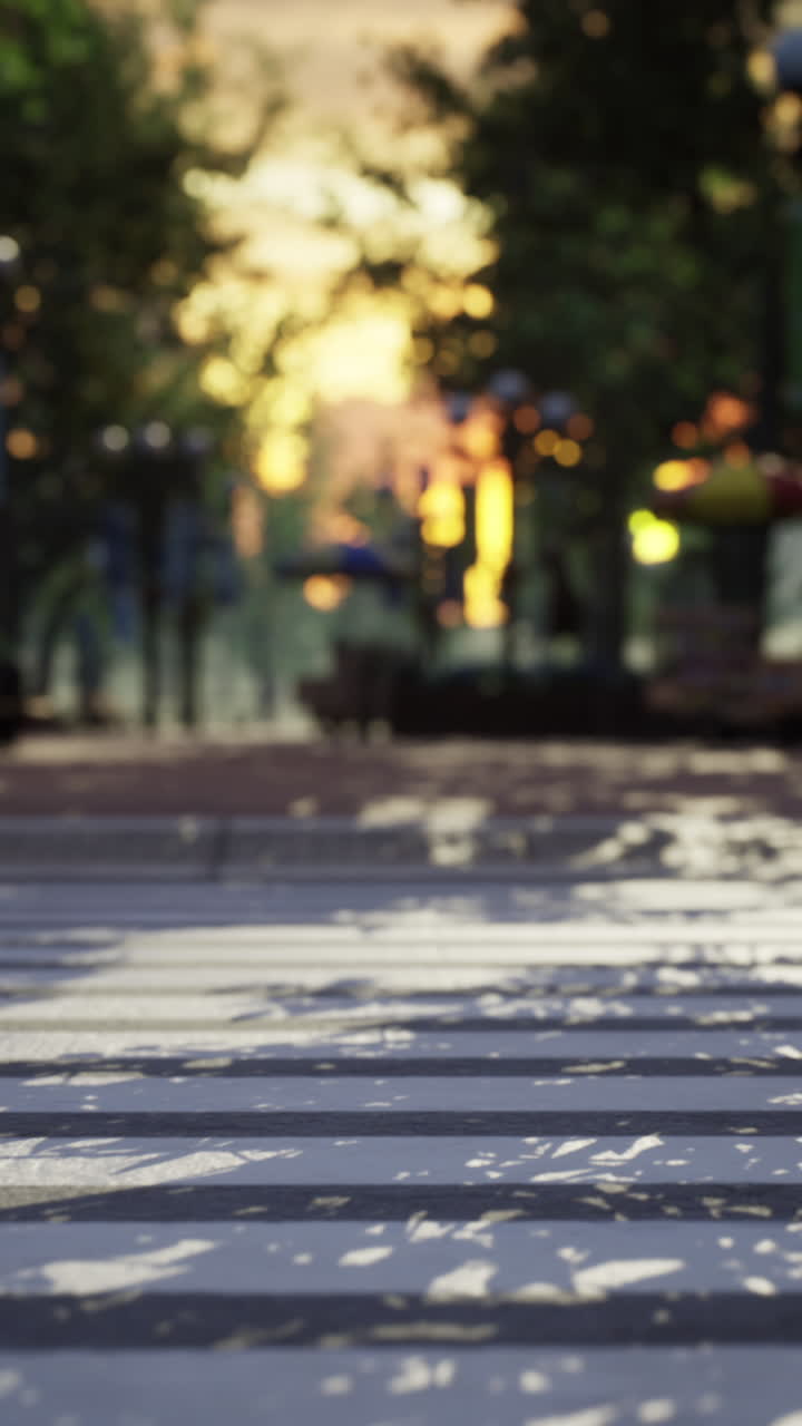 해가 지면 공원 길