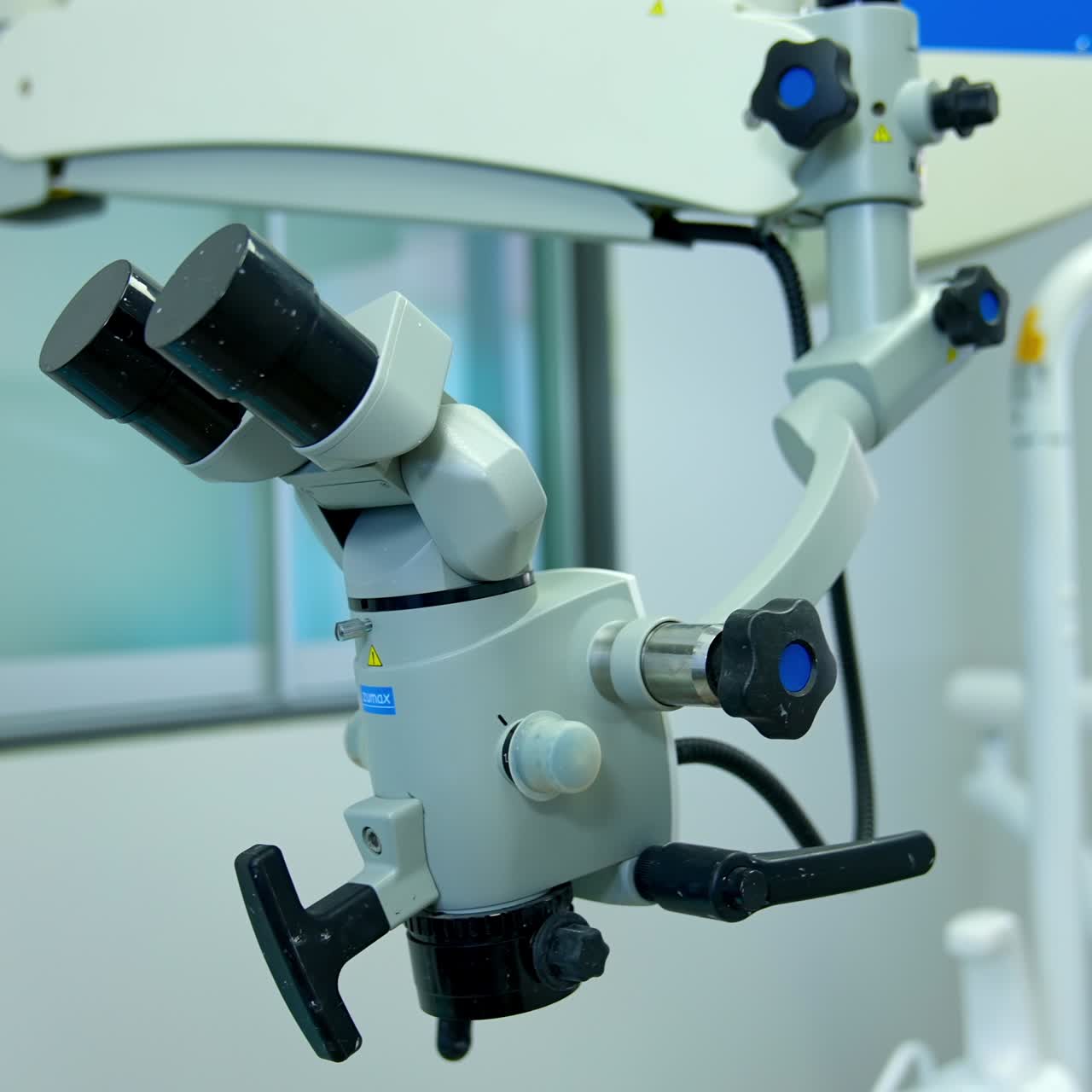 Hospital interior with dentist workplace