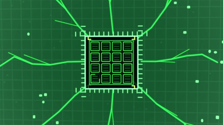 Dark wedge fading starting chip forming traces growing scan shifting cells showing net transparent