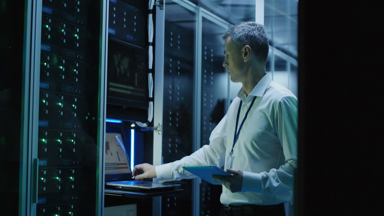 IT Staff in a Server Room