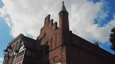 de moriaan, one of the oldest brick stone buildings in the netherlands