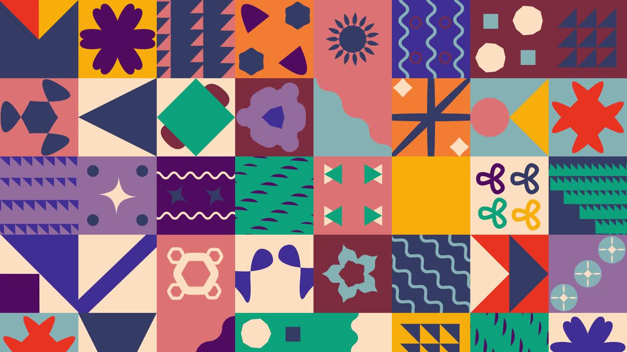 sfondo a disegno geometrico astratto colorato