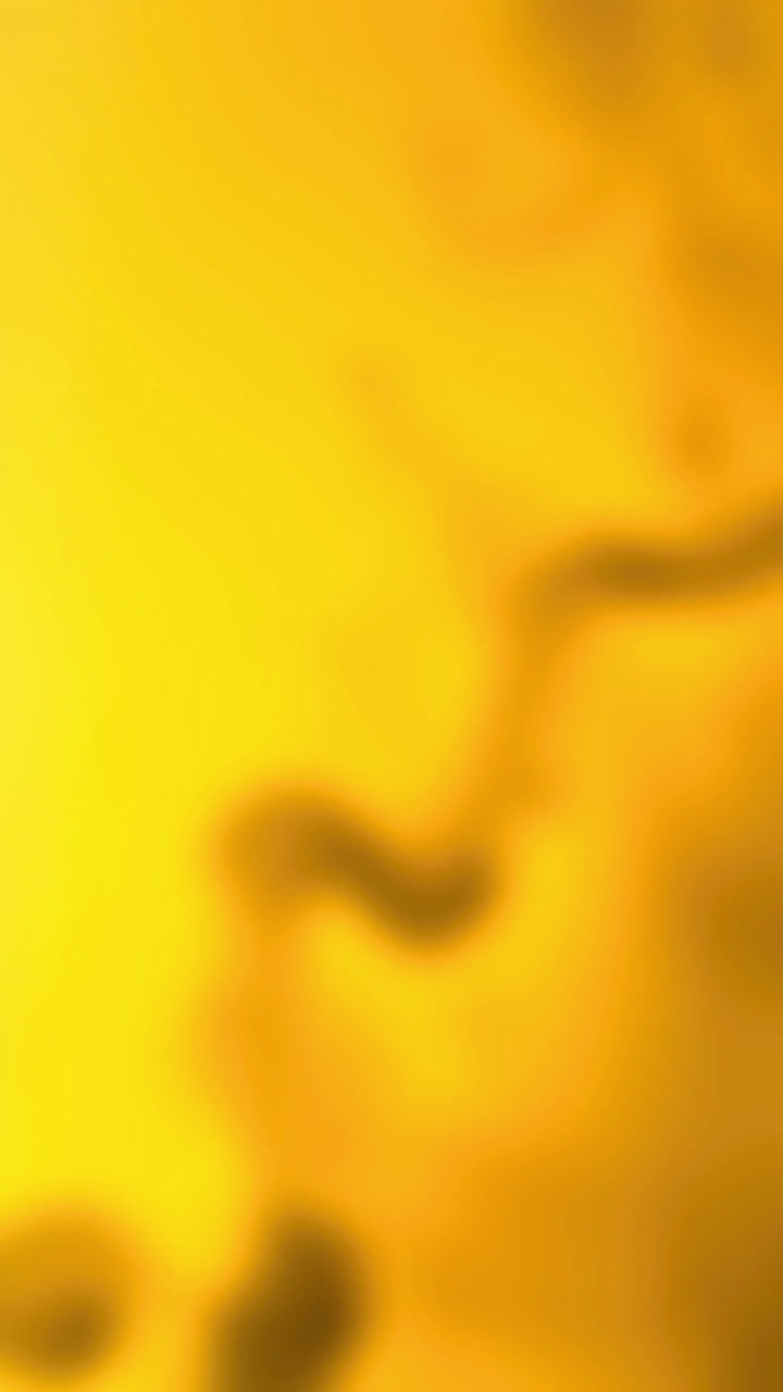 Sfondo animato dinamico astratto con fluido giallo e oro