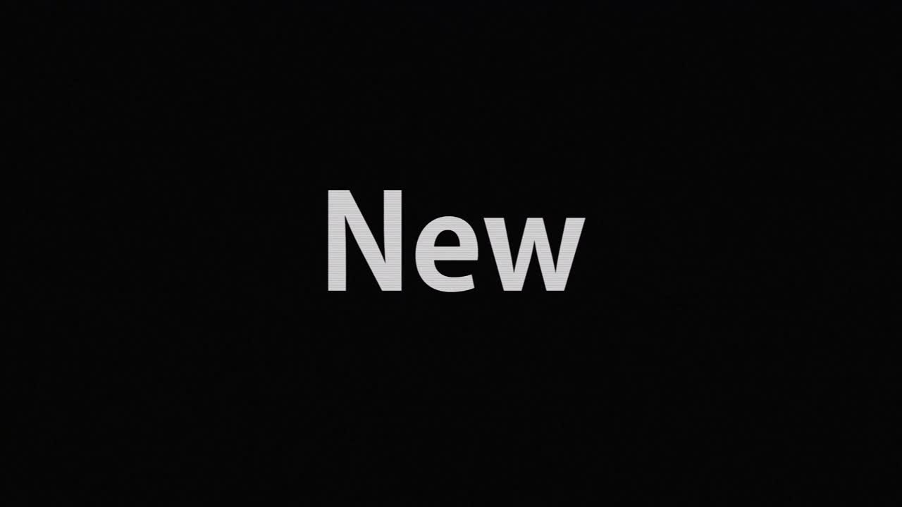 Neue Textanimation Nachrichten-Motion-Graphics