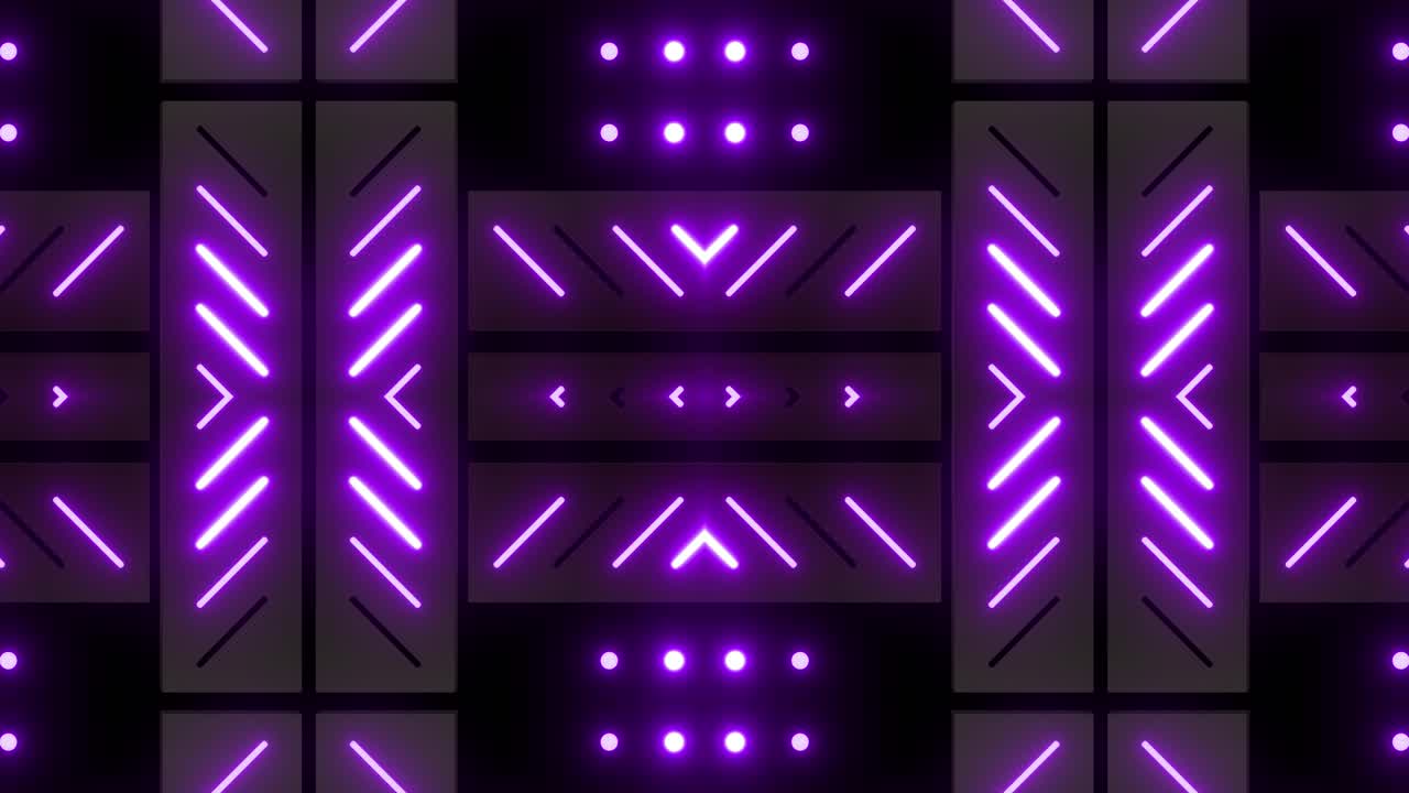 Motivo Geometrico Neon Viola