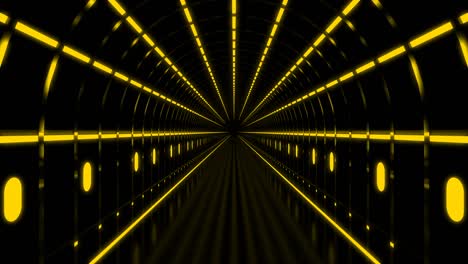 looped abstract technology tunnel