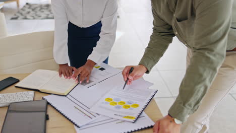 Planung,-Dokumente-Und-Team-Von-Menschenhänden