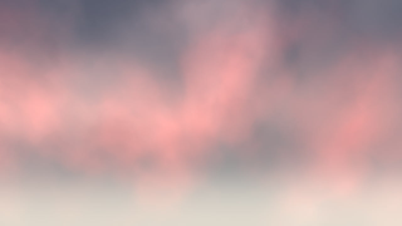 místico cielo rosado y púrpura con nubes