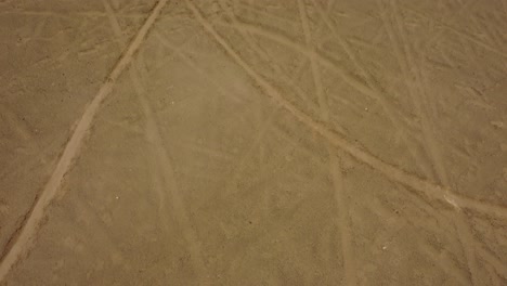 un motociclista montando en las dunas del desierto