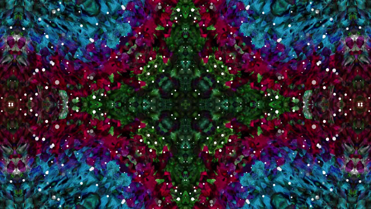 animación abstractamente colorida con un fondo líquido multicolor.