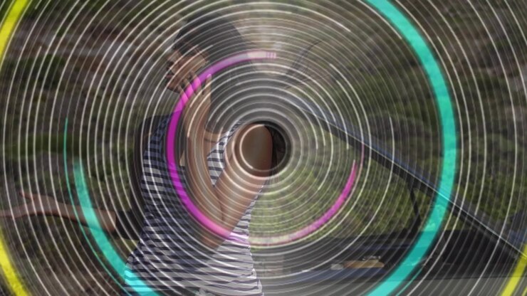 Animation of scope scanning over scope scanning and data processing