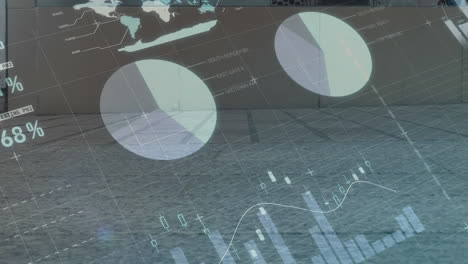 Personas-Caminando-Rápido-Mientras-Los-Datos-Y-Gráficos-Se-Mueven