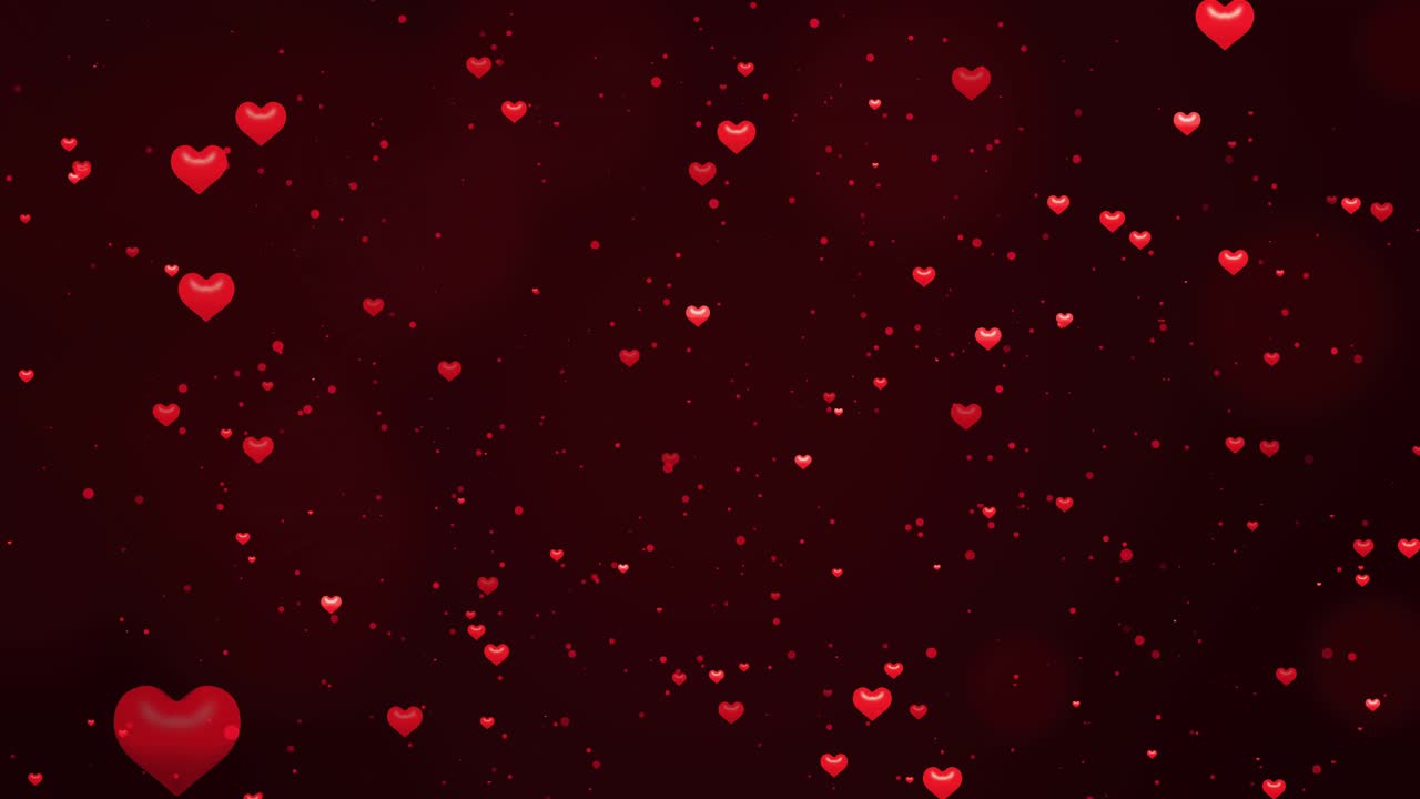 Abstract valentines day anniversary red hearts on dark background mothers day marriage invitation