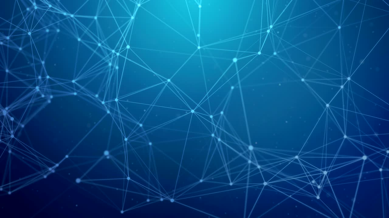 Abstract plexus dark molecule structure medical substance molecules medical and technology futuristic structure presentation loop backgrund for science, chemistry, biology, medicine, research.