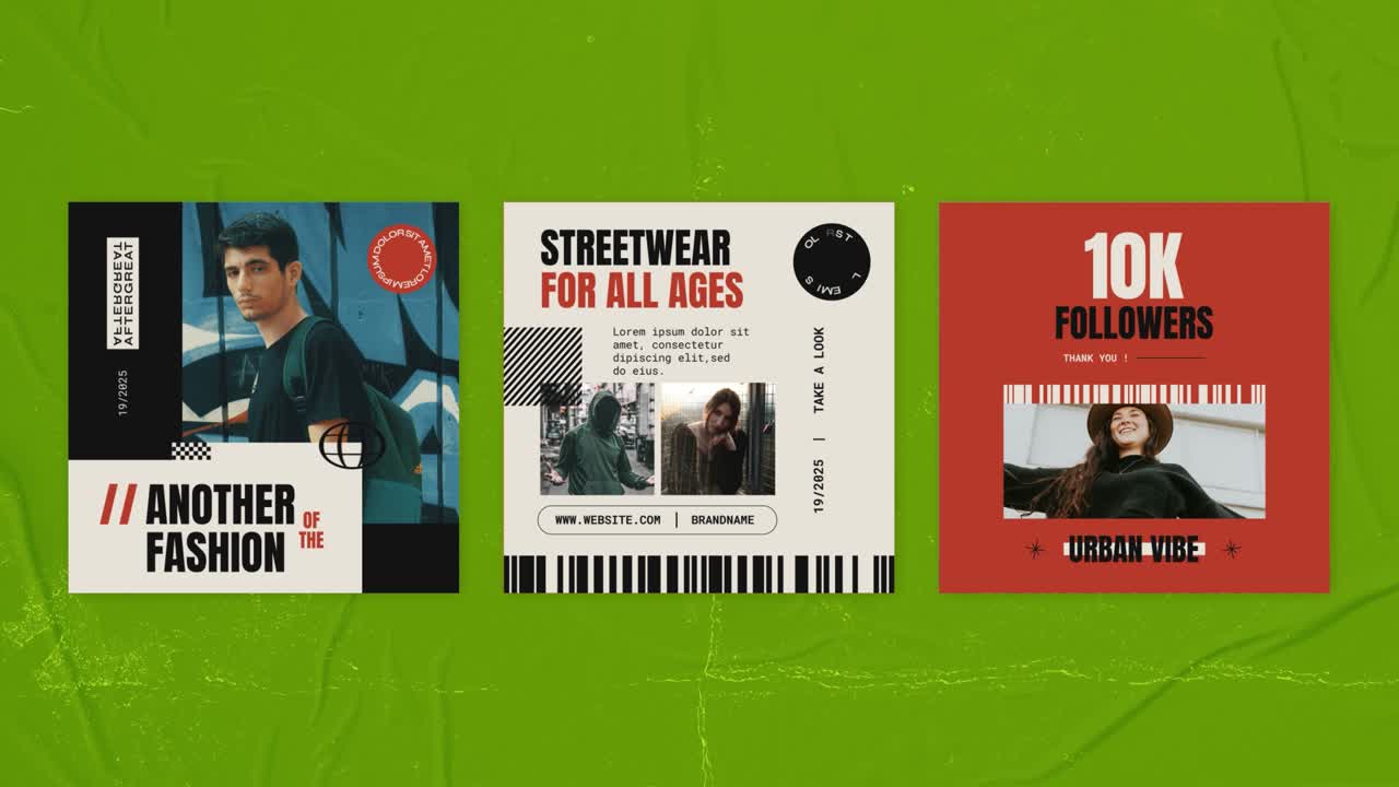 Fashion and Streetwear Social Media Advertisement