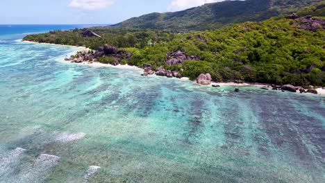seychelles la digue rocks aerial drone26.mp4