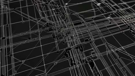 abstract city network