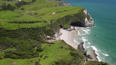 belleza de la naturaleza en la costa de la isla sur, nueva zelanda