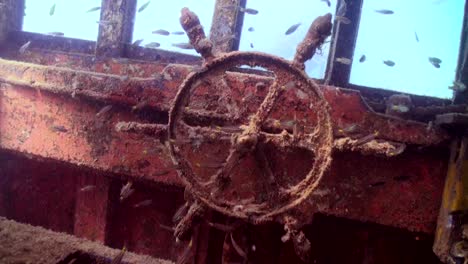 wooden boat underwater-2