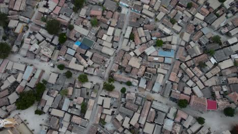 vista de ariel de una isla africana en senegal