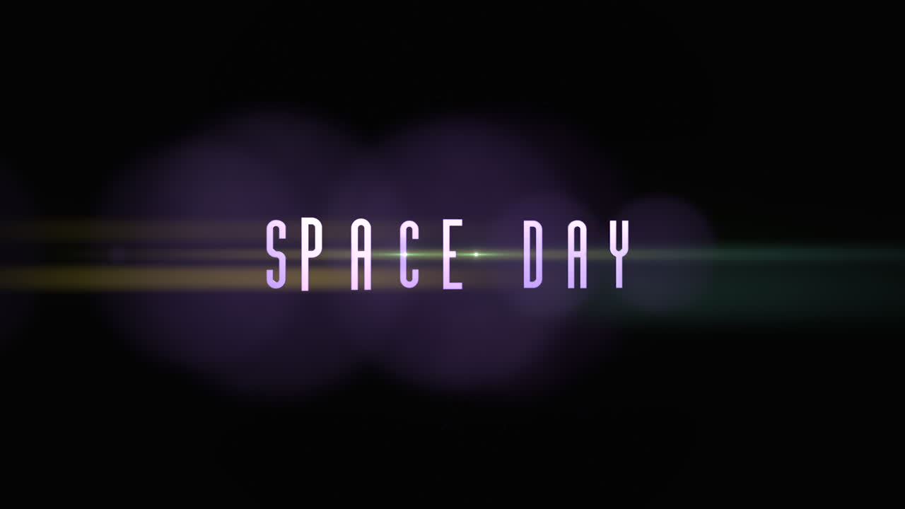 Space Day with fashion light of stars in galaxy