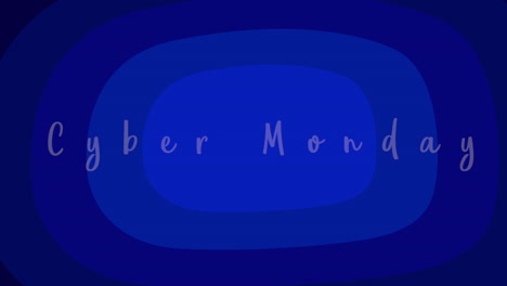 Cyber-Monday-Mit-Blauem-Kreismuster-Auf-Farbverlauf