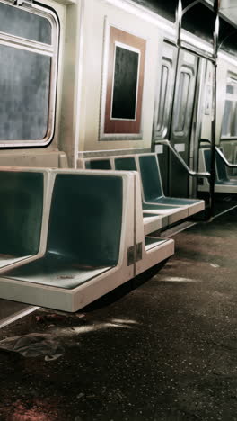 empty subway car