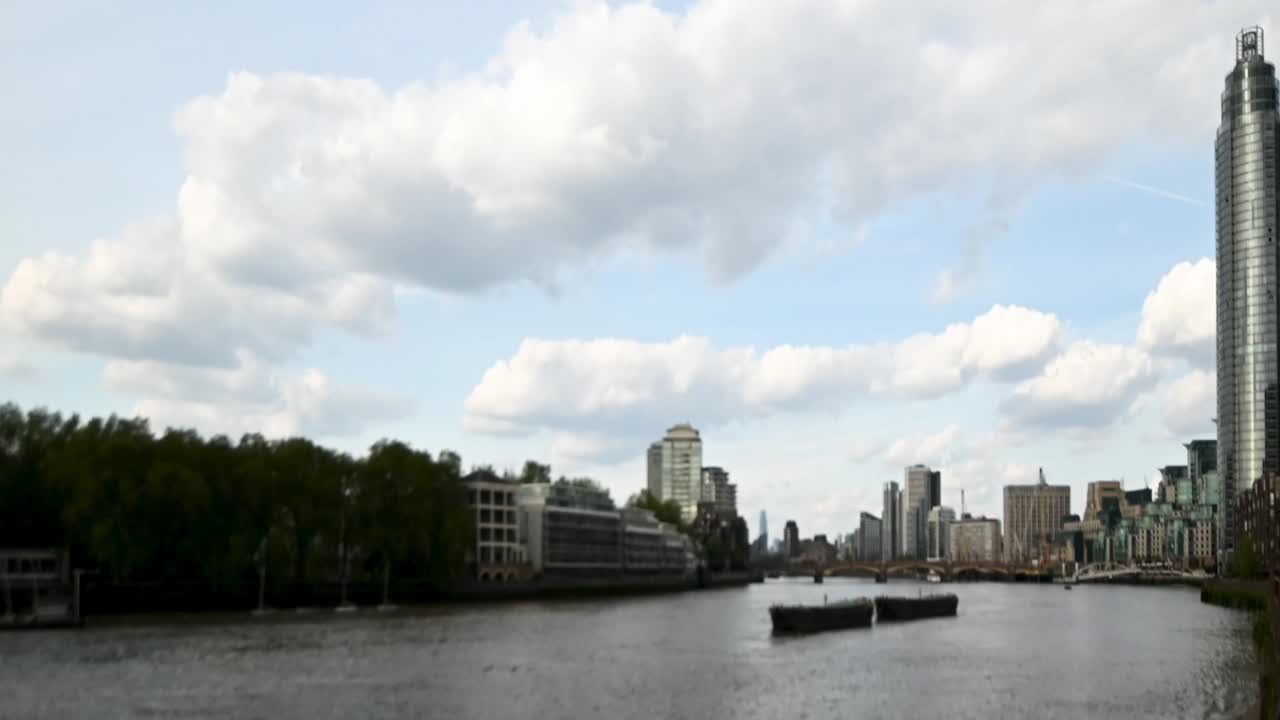 View towards Central London from within Vauxhall, London, United Kingdom