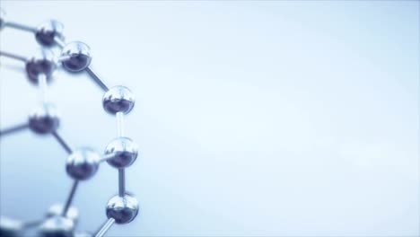 abstract depiction of network data flow / molecular behavior.