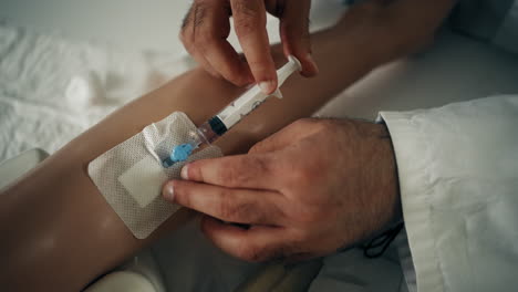 medical procedure: iv insertion
