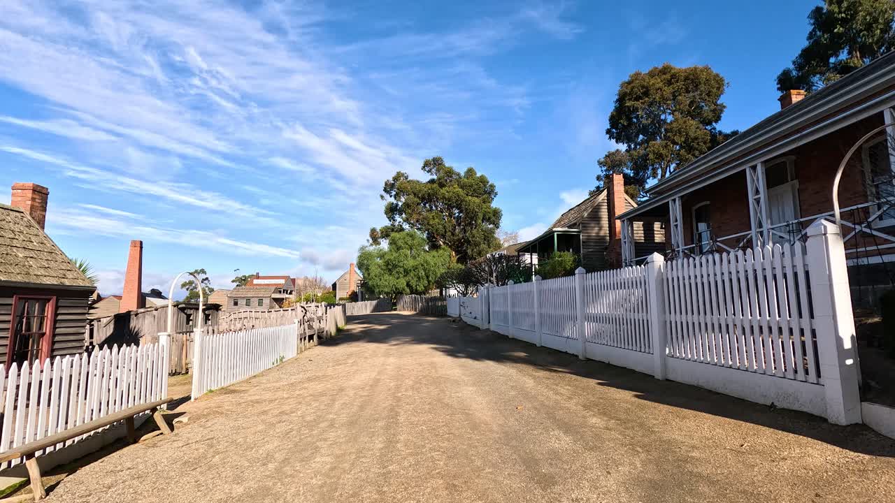 un día tranquilo y soleado en sovereign hill