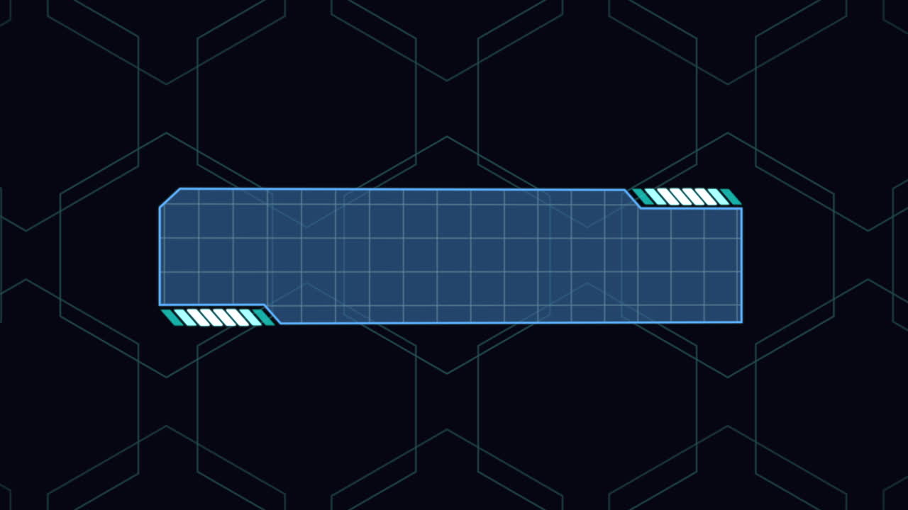 다이내한 모노크롬 그리드와 미래의 파란 선 디자인
