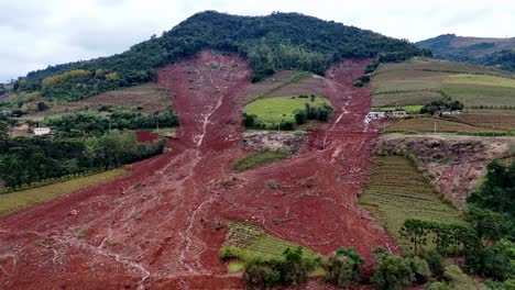 Daños-Por-Inundaciones,-Daños-Ambientales,-Deslizamientos-De-Tierra,-Deslizamientos-De-Tierra,-Aéreos