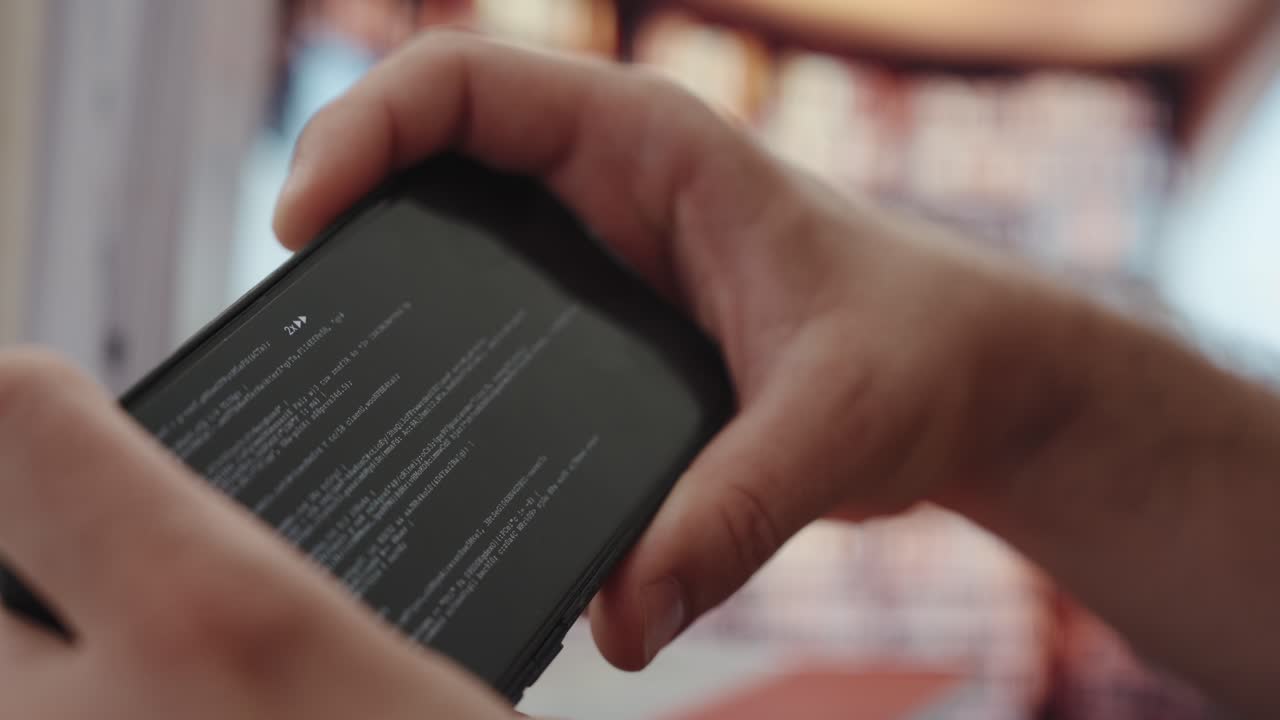 Close-up of a smartphone displaying an AI chatbot interface